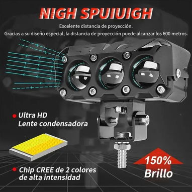Neblineros 3 lupas led - Img 122240150