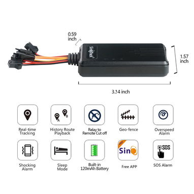 GPS tracker de línea móvil 4G y 2G, proteja su moto o su auto, monitoree sus vehículo en tiempo real. (60 USD) - Img 102588109