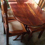 Juego de comedor de cedro de 4 sillas - Img 55752965