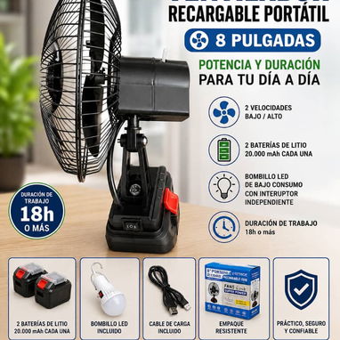 *Ventiladores Recargables* . - 2/2