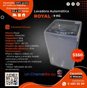 💲350💲LAVADORA ROYAL 9K. FACTURA A CLIENTE Y 6 MESES DE GARANTÍA. TLF 54833699 - Img 49292712