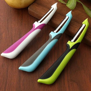 Pelador de frutas y verduras de Acero Inoxidable – Precisión y comodidad en cada corte 🍏🔪 | videojuegoshabana.com - Img 122759774