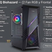 Chasis Gaming TooQ Biohazard ATX (Incluye 2 Fanes RGB y Frontal RGB) - Img 54352846