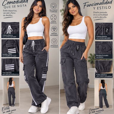 Pantalón deportivo y tipo jogger para mujer - 2/2