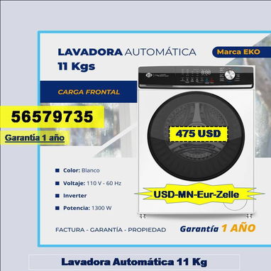 LAVADORAS AUTOMATICAS / 56579735 / (USD-MN-Euro-Zelle) / Garantía 1 Año - Img 121651651