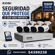 Kit de 4 cámaras 1080P +500gb DISCO DURO y DVR de 8 canales - Img 57708715