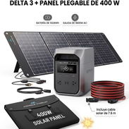 COMBO SOLAR: EcoFlow + Panel Plegable 400W + Cable Solar XT60i - Img 56456973