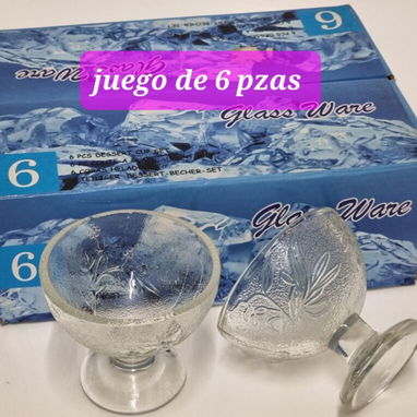 Vasos de cristal y copas para helado - Img 114364574