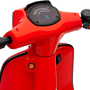 Motocicleta eléctrica Qaba de 24 V para niños, con motor de 250 W, velocidad de 6 a 16 km/h, baterías de 7 Ah, neumático - 2/4