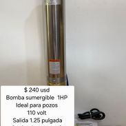 Bomba sumergible 1hp - Img 57828770