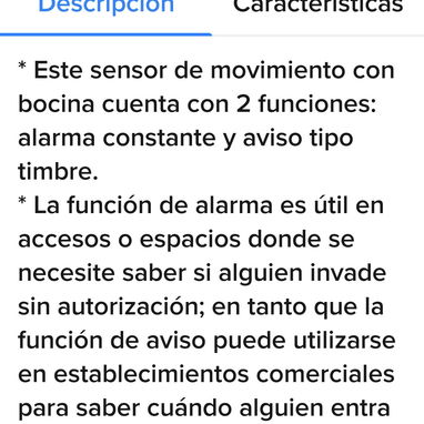 ALARMA CON SENSOR DE MOVIMIENTO - 5/7