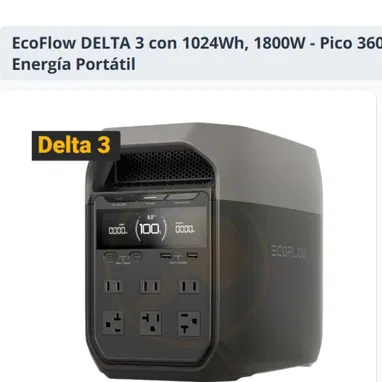 PLANTAS ECOFLOW DELTA 3, DELTA PRO 3, DELTA 2, DELTA 2 MAX, DELTA PRO EN TODA CUBA. PRIMERA MANO. LOS MEJORES PRECIOS - Img 116012599