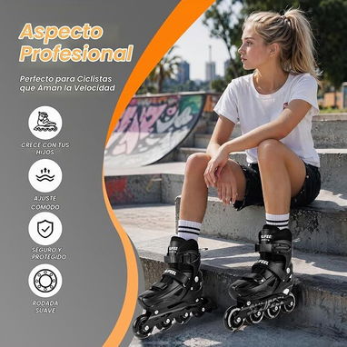 Patines Ajustables para Niños y Niñas de Muy Buena Calidad - 2/2
