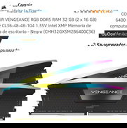 Vendo 32gb de Ram DDR5 Corsair a 5200MHz RGB, nuevas 0KM - Img 49537707