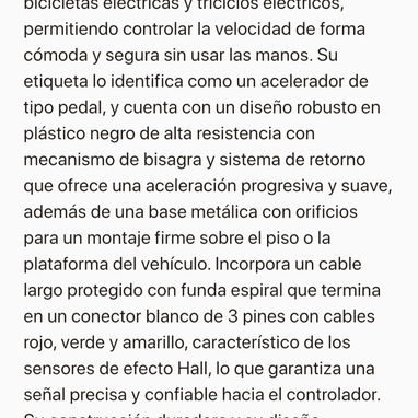 Pedal acelerador vehículos eléctricos - 2/4