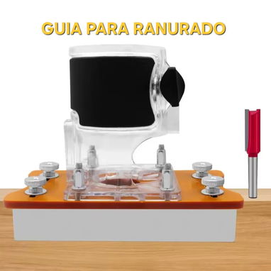Guía ajustable para ranurado/ para Router, fresadora, recortadora. - 5/5