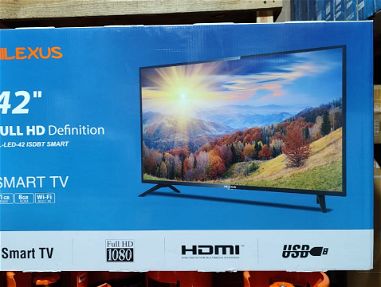 Televisor de 42 pulgadas marca Milexus nuevo Smart TV y Full HD 0km - Img 67485626