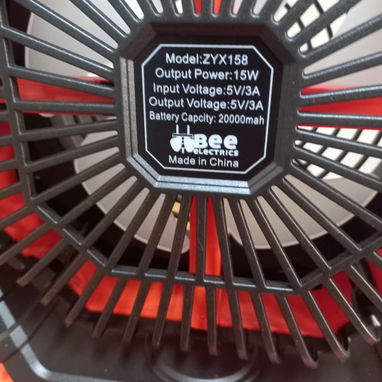 VENTILADOR RECARGABLE BEE ELECTRICS ZYX-158  F6 _50 USD_vpt - Img 120272892