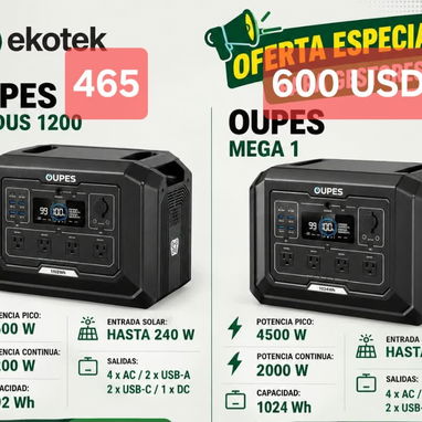 Estación de energías y Ecoflow - 6/6