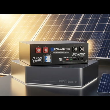 Batería Eco Worthy 51.2v 100ah Cubix100, nueva en caja - 2/2