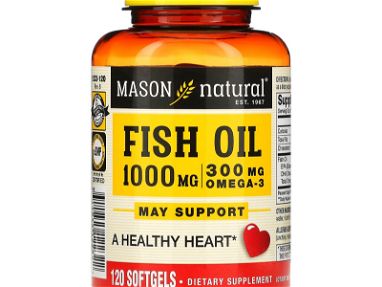 Aceite de Pescado Mason 1000mg con Omega 3 de 120 cápsula Blandas : - Img main-image