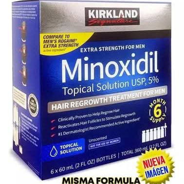 MINOXIDIL KIRKLAND 5% – PARA EL CRECIMIENTO Y DETIENE LA CAÍDA DEL CABELLO ✨🧴 (Yus) $13 - 2/3