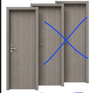 Puerta con su marco y herrajes en 190 usd para interiores - Img 57890411
