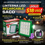 Lámpara y linterna LED recargable y solar - Img 58039464