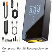 Compresor Inflador 2 en 1, Recargable y 12v - Img 55038666