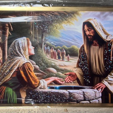 CUADRO DECORATIVO – JESÚS Y LA SAMARITANA! - 2/2