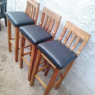 Banquetas de madera taller Muebles FlexConfort - 6/8