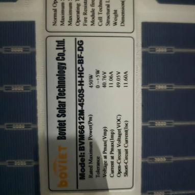 PANEL SOLAR 450W - 2/3