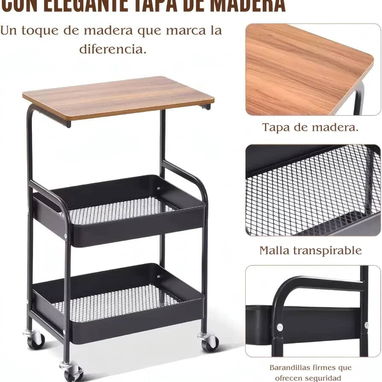 *Mesa auxiliar multiuso* - 3/6