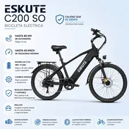 🚲 Bici Eléctrica ESKUTE C200 SO 🛣 Excelente autonomía: hasta 80 km según el uso. - Img 57503998