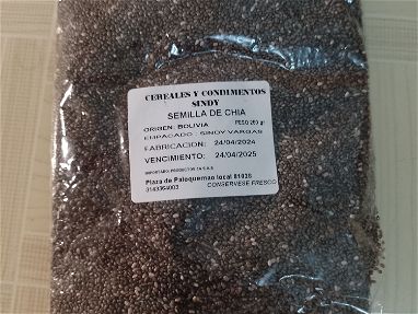 Chía (semillas de Chia) paquete de 250 g (1/2 lb). - Img main-image-45673666