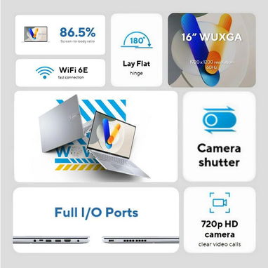 ☎️53544655 🛵 Entrega Gratis ⭐ Laptop Asus Vivobook 16 (F1605)⭐ - Img 107325152