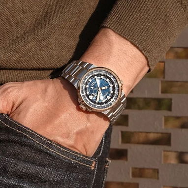 58049738 , CITIZEN ECODRIVE ENDEAVOR PARA HOMBRE (BJ7144-52L) DE 44MM , CRISTAL DE ZAFIRO , 2 TONOS , NUEVO A ESTRENAR - Img 106023990