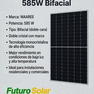 Panel Solar WAAREE 585W Bifacial - Img 55080153