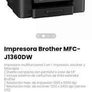 Impresora Brother MFC-J1360DW. Impresora multifuncional 3 en 1: impresión, escáner y fotocopia - Img 54122331