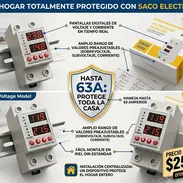 Protector de voltaje inteligente para toda la casa 110V y 220V 63A máximo. Proteje equipos de refrigeración también - Img 55703251