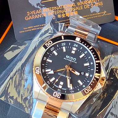 🛑 ¡ estreno ! 🛑 hermoso, joya suiza ⌚️ mido elegancia formal combinada con robustez - Img 122367405