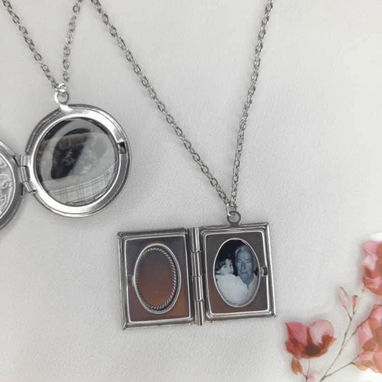 💟 Relicarios personalizados de acero inoxidable✨️✨️✨️ - 4/8