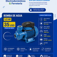 Bomba de agua 1 /2 HP - Img 52615843