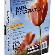 Paquete de Papel fotográfico Kirkland, sellado con 150 hojas - Img 45316048
