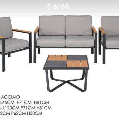 Juegos de terraza de estructura metálica - Img 119984998