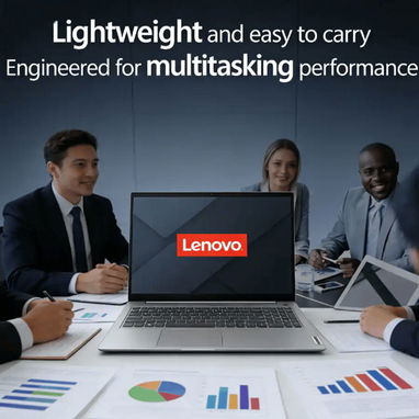 Laptop Lenovo IdeaPad 1 15.6" FHD Intel Core i5-1335U, 8GB RAM - 256GB SSD Más Base Enfriadora - Gris. - 8/8