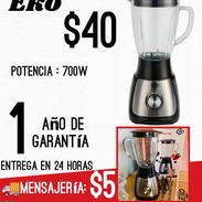 Licuadora 1.5litros vaso de cristal Eko - Img 54066763