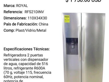 Refrigerador Royal 21 pies - Img main-image