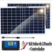 Kit de paneles solares y controlador - Img 57988871