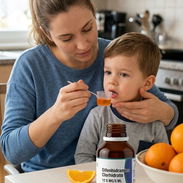 Difenhidramina o Benadrilina 12.5 mg / 5 ml en jarabe infantil sabor a naranja - Img 55372606